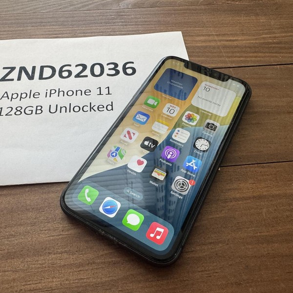 Apple iPhone 11 - Unlocked, 128 GB, Black, A2111
