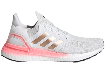 adidas Ultra Boost 20 White Copper Flash Red (Women's) for sale
