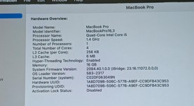 Good
													MacBook Pro 2020 - 13" - I5, Gray, 256 GB, 16 GB, photo 4 of 9