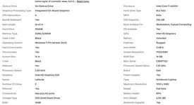 Good
													Dell Latitude Laptop, photo 2 of 11