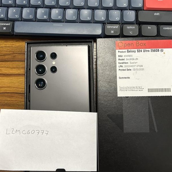 Samsung Galaxy S24 Ultra - Unlocked, 256 GB, Gray, 12 GB, SM-S928U1