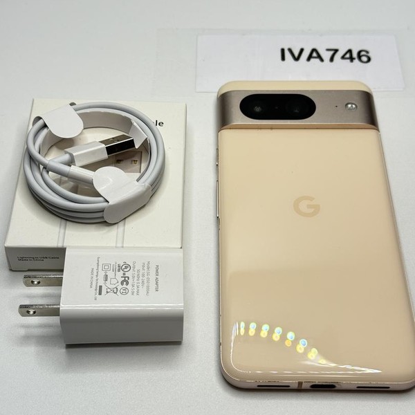 Google Pixel 8 - Unlocked, 256 GB, Rose, 8 GB, G9BQD, Sub-6 5G