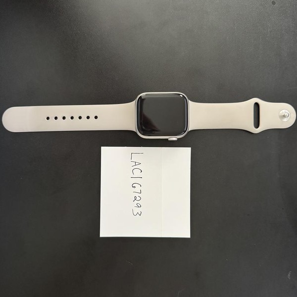 Apple Watch Series 7 45mm - Unlocked, Starlight, A2477 - Cellular, Aluminum