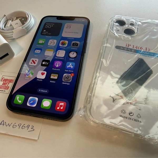 Apple iPhone 14 - Unlocked, 128 GB, Midnight, A2649