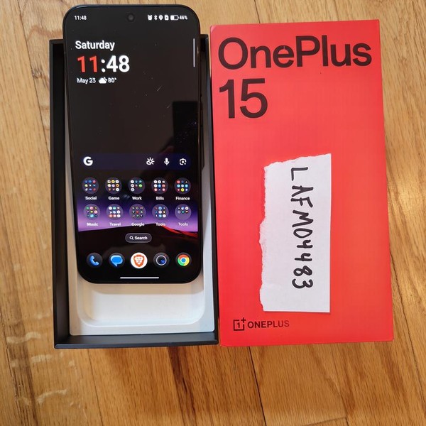OnePlus 15 - Unlocked, 512 GB, Infinite Black, 16 GB