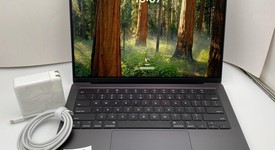 Good
													MacBook Pro Late 2023 (M3) - 14" - Apple M3 Pro 11-core, Black, 512 GB, 18 GB, 14-core GPU, photo 1 of 12