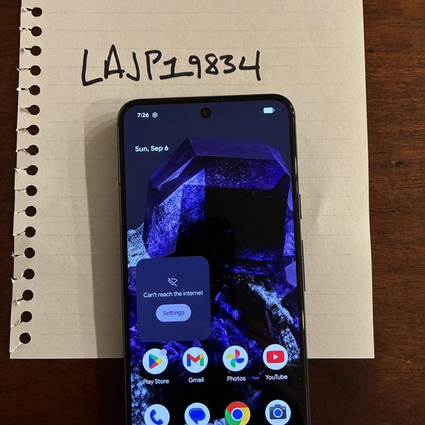 Google Pixel 8 - Unlocked, 128 GB, Obsidian, 8 GB, G9BQD, Sub-6 5G