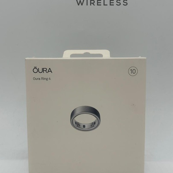 Oura Ring Gen 4 - Brushed Silver, Size 10