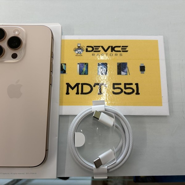 Apple iPhone 16 Pro - Unlocked, 128 GB, Desert, A3083