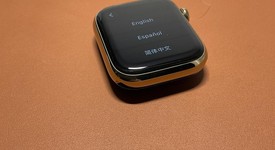 Good
													Apple Watch Series 7 45mm - Unlocked, Gold, A2477 - Cellular, Stainless, photo 3 of 5