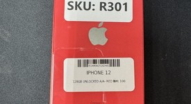 Good
													Apple iPhone 12 - Unlocked, Red, 128 GB, A2172, photo 1 of 6