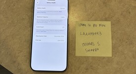 Fair
													Apple iPhone 16 Pro Max - Unlocked, White, 256 GB, A3084, photo 3 of 6