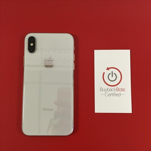 Apple iPhone X - Unlocked, 64 GB, Silver, A1865