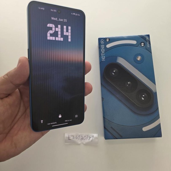 Nothing Phone (3a) - Unlocked, 256 GB, Blue, 12 GB