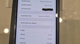 Mint
													Apple iPhone 13 Pro Max - Unlocked, Silver, 256 GB, A2484, photo 2 of 14