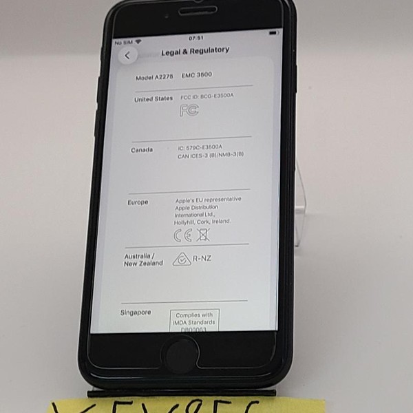 Apple iPhone SE 2nd Gen 2020 - AT&T, 64 GB, Black, A2275