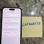 Mint Apple iPhone 16 - Unlocked, 128 GB, Black, A3081