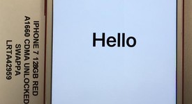 Good
													Apple iPhone 7 - Unlocked, Red, 128 GB, A1660, photo 1 of 7