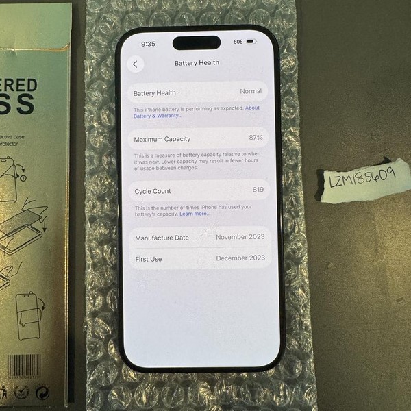 Apple iPhone 15 Pro - AT&T, 128 GB, Black, A2848