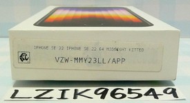 New
													Apple iPhone SE 3rd Gen 2022 - Verizon, Midnight, 64 GB, A2595, photo 4 of 5
