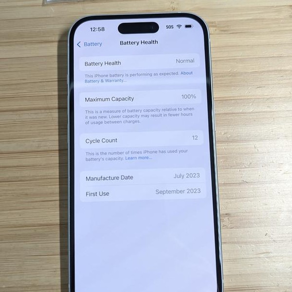 Apple iPhone 15 - Unlocked, 128 GB, Blue, A2846