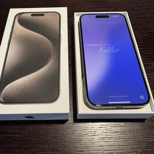 Apple iPhone 15 Pro - Unlocked, 128 GB, Natural, A2848