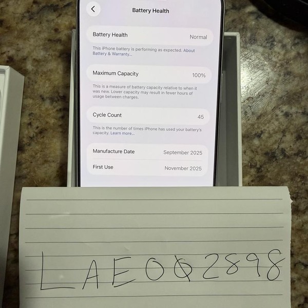 Apple iPhone 17 Pro Max - Verizon, 512 GB, Silver, A3257