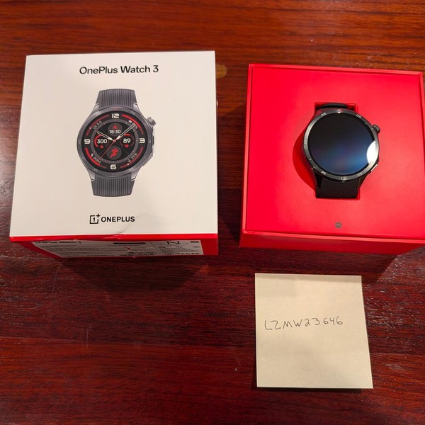 OnePlus Watch 3 - Obsidian Titanium, 46mm