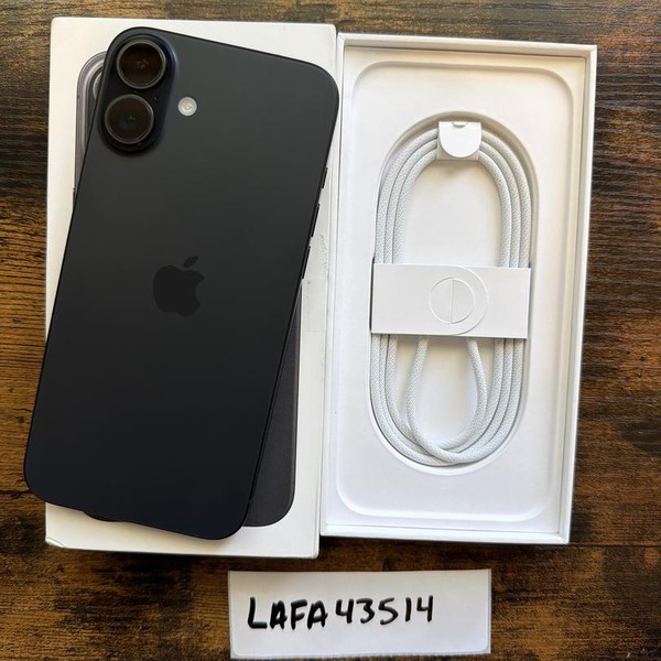 Apple iPhone 16 Plus - AT&T, 128 GB, Black, A3082