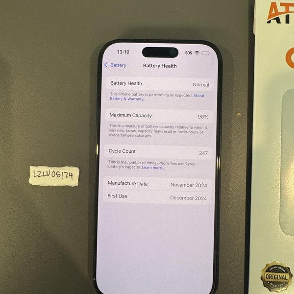 Apple iPhone 16 Pro - Unlocked, 256 GB, Black, A3083