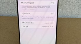 Good
													Apple iPhone 16 Pro Max - Unlocked, Black, 256 GB, A3084, photo 3 of 13