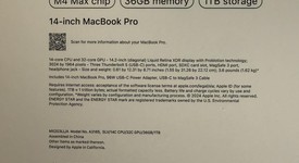 New
													MacBook Pro 2024 - 14" - Apple M4 Max 14-core, Silver, 1 TB, 36 GB, photo 4 of 5