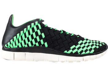 Nike Free Inneva Woven Black Poison Green for sale