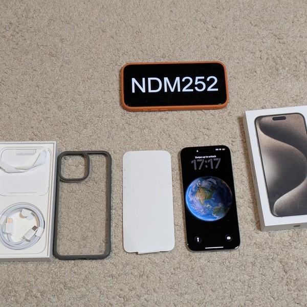 Apple iPhone 15 Pro Max - Unlocked, 256 GB, Natural, A2849