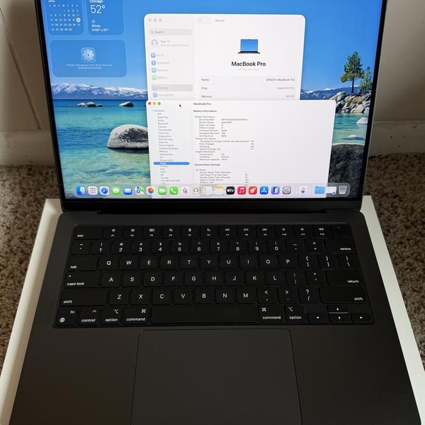 MacBook Pro Late 2023 (M3) - 14 inch - 1 TB, Black, 36 GB, Apple M3 Pro 11-core, 14-core GPU