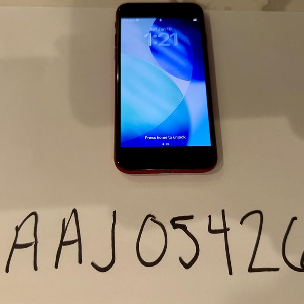 Apple iPhone SE 3rd Gen 2022 - Unlocked, 64 GB, Red, A2595