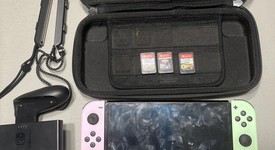 Good
													Nintendo Switch - Pink & Green, 32 GB, photo 1 of 8