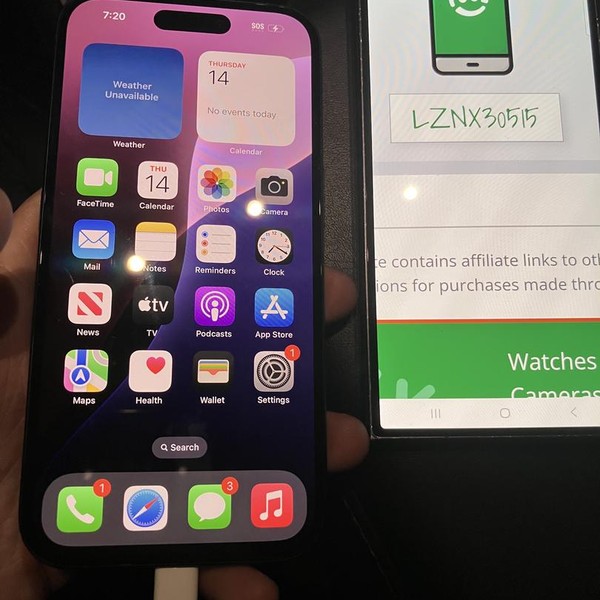 Apple iPhone 16 - Verizon, 128 GB, Black, A3081