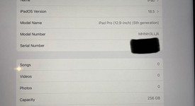 Good
													Apple iPad Pro 12.9" 5th Gen 2021 - Wi-Fi, Gray, 256 GB, photo 2 of 10