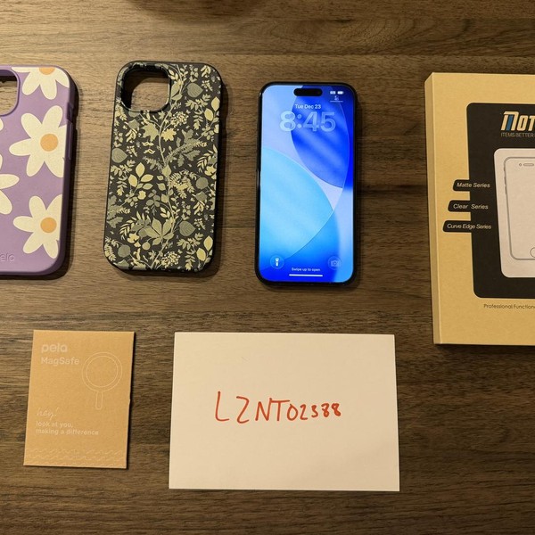 Apple iPhone 15 - Unlocked, 256 GB, Black, A2846