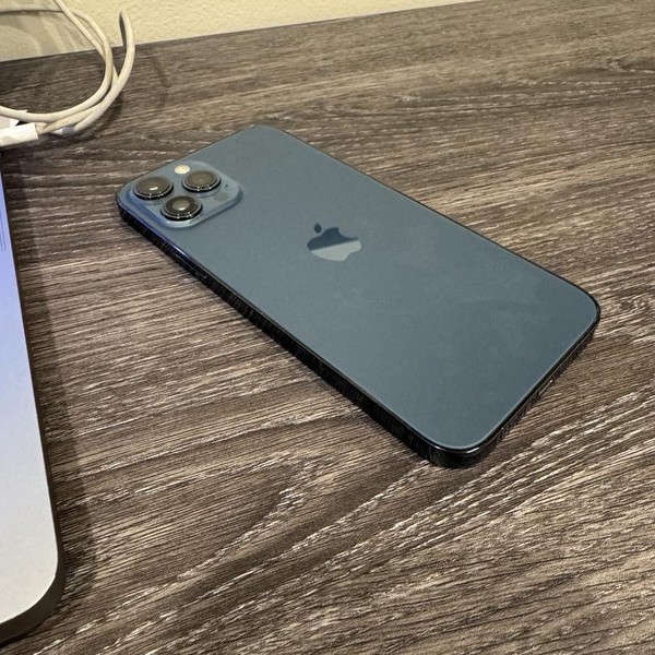 Apple iPhone 12 Pro Max - Unlocked, Pacific Blue, 128 GB, A2342