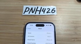 Mint
													Apple iPhone 16 - Unlocked, Ultramarine, 128 GB, A3081, photo 2 of 9