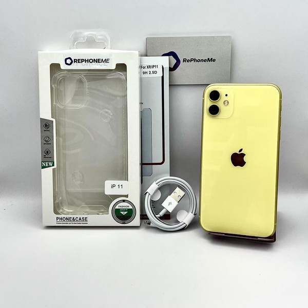 Apple iPhone 11 - Unlocked, 64 GB, Yellow, A2111