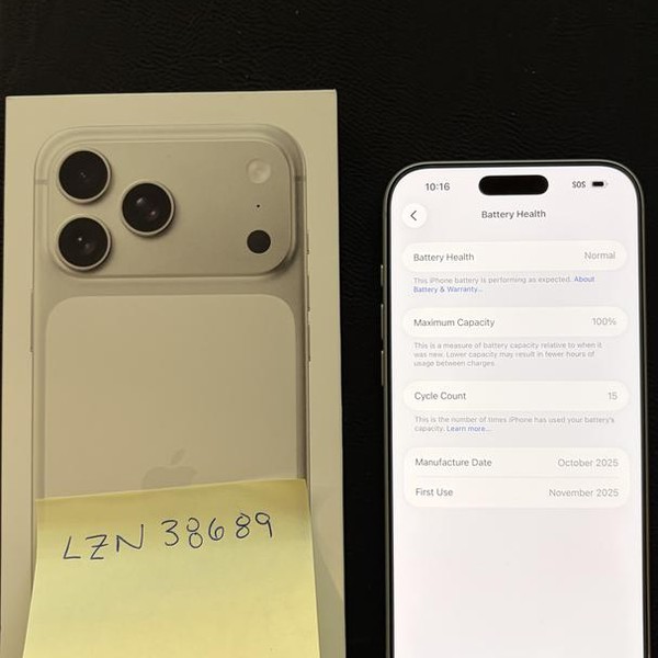 Apple iPhone 17 Pro Max - Unlocked, 256 GB, Silver, A3257