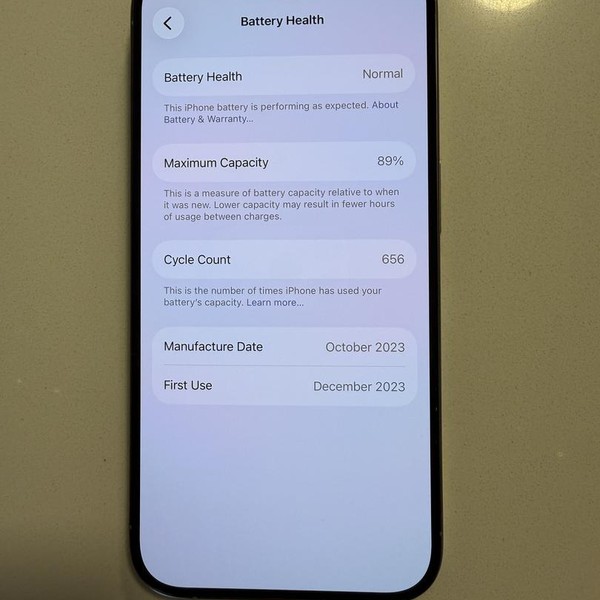 Apple iPhone 15 Pro - Unlocked, 256 GB, Natural, A2848
