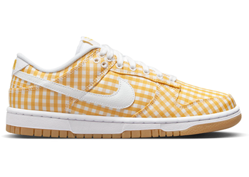 Nike Dunk Low Yellow Gingham (Women's) for sale