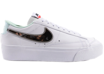 Nike Blazer Low Platform White Black Mint Foam Iridescent (Women's) for sale