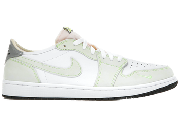 Jordan 1 Retro Low White Ghost Green Black for sale