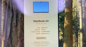 Mint
													MacBook Air 2024 (M3) - 15" - Apple M3, Silver, 512 GB, 24 GB, 10-core GPU, photo 2 of 12