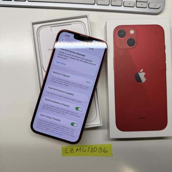 Apple iPhone 13 - Unlocked, 128 GB, Red, A2482